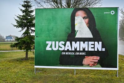 ++DEU++Wahlkampf++Die Gr?nen-stock-foto
