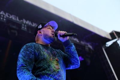 Kool Savas bei einem Konzert von Savas & Sido in der Zitadelle Spandau in Berlin 15 August 2018-stock-photo