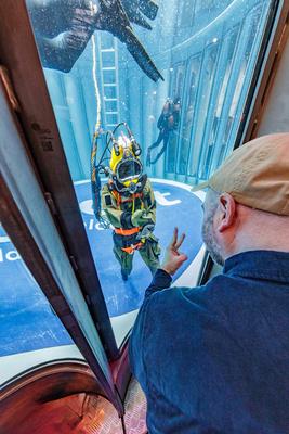 Marinetaucher der Bundeswehr auf der boot 2025-stock-foto
