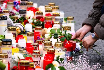Nach der Messerattacke in Aschaffenburg.-stock-foto