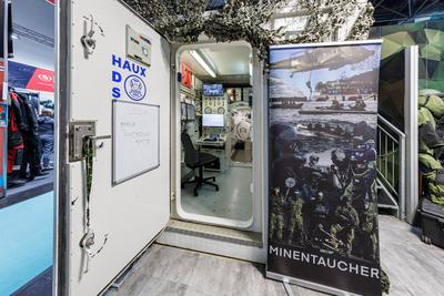 Marinetaucher der Bundeswehr auf der boot 2025-stock-foto