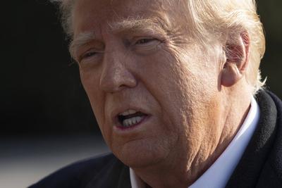 President President Donald J Trump departs the White House-stock-foto