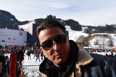 Kitzb?hel Hahnenkamm-Rennen 2025-stock-foto