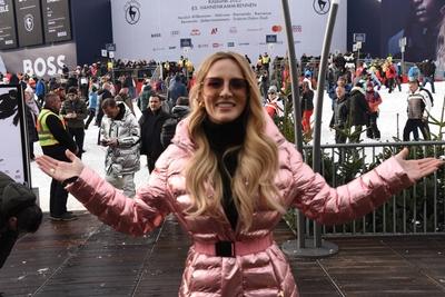 Kitzb?hel Hahnenkamm-Rennen 2025-stock-foto
