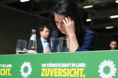 Ausserordentliche Bundesdelegiertenkonferenz von BUENDNIS 90/DIE GRUENEN-stock-foto