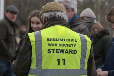 King Charles I Royalist Reenactment-stock-photo