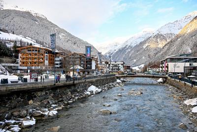 Oesterreich, Tirol, Soelden-stock-foto