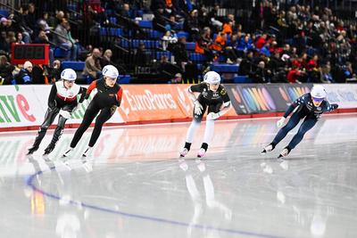 ISU World Cup Speed Skating #3-stock-foto