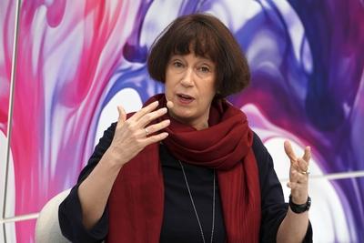 Buchmesse Leipzig GER Leipzig 20180316 Buchmesse Leipzig Buchvorstellung von Olga Martynova rus-stock-foto