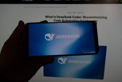 DeepSeek AI-stock-foto