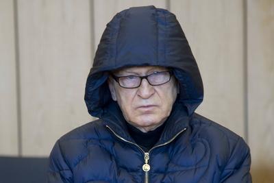 Werner MAUSS Werner MAUSS muss sich vor dem Bochumer Landgericht wegen Steuerhinterziehung verantwor-stock-foto