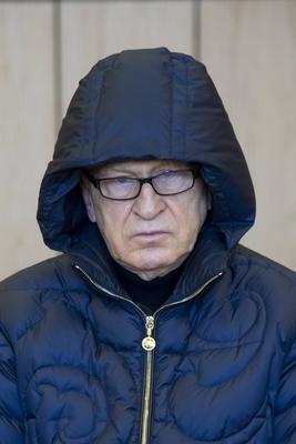 Werner MAUSS Werner MAUSS muss sich vor dem Bochumer Landgericht wegen Steuerhinterziehung verantwor-stock-foto