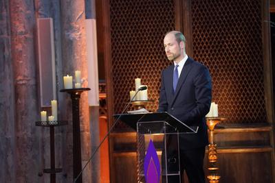 Prince William and Kate Middleton at  Holocaust Memorial Day ceremony in London-stock-foto