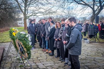 Holocaust Gedenktag-stock-foto
