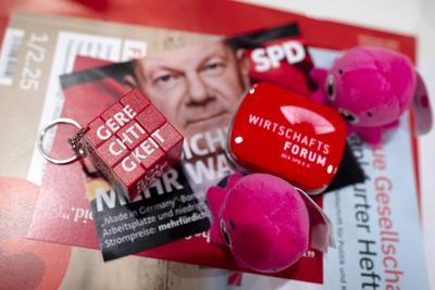 Wahlparteitag SPD-stock-foto