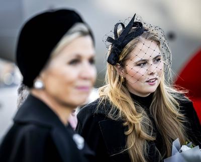 Royal Couple and Princess of Orange landed in Poland for the Auschwitz commemoration, Auschwitz, The Netherlands-stock-foto
