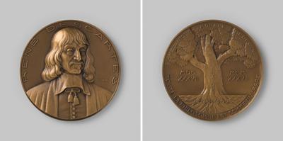 RECORD DATE NOT STATED  Three hundred -year commemoration of the publication of Discours de la M? thode by Ren? Descarte-stock-foto