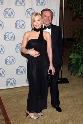Schauspieler Robert Wagner (re.) mit seiner Tochter Katie (beide USA) anl?sslich der 14th Annual Producers Guild Awards-stock-foto