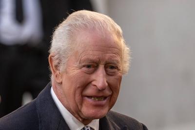 KING CHARLES III IN JEWISH COMMUNITY CENTRE-stock-foto