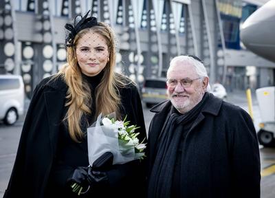 Royal Couple and Princess of Orange landed in Poland for the Auschwitz commemoration, Auschwitz, The Netherlands-stock-foto