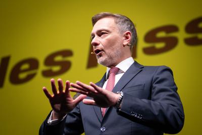FDP Dreikoenigstreffen in Stuttgart-stock-foto