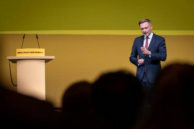 FDP Dreikoenigstreffen in Stuttgart-stock-foto