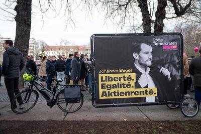 FDP Dreikoenigstreffen in Stuttgart-stock-foto