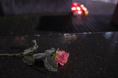 Gedenken an die Opfer des Holocaust-stock-foto