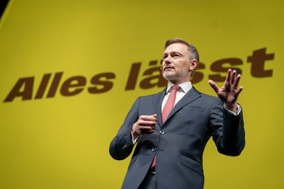 FDP Dreikoenigstreffen in Stuttgart-stock-foto