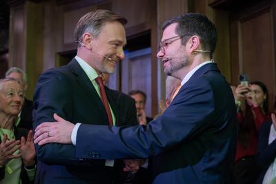 FDP Dreikoenigstreffen in Stuttgart-stock-foto