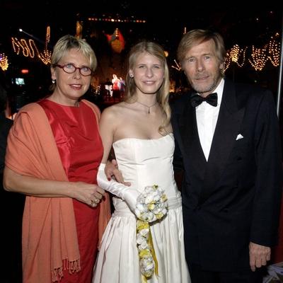 Schauspieler Horst Janson (GER) mit Ehefrau Hella und Tochter Laura-Maria anl?sslich der Verleihung des Karl-Valentin-O-stock-foto