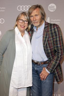 Horst Janson mit Ehefrau Hella beim Audi Director s Cut und Movie Meets Media 2019 auf dem 37. Filmfest M?nchen im P1 Cl-stock-foto