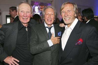 Arthur Brauss Bernd Herzsprung und Horst Janson bei der 15 Jahre Movie meets Media Party im Hotel A-stock-foto