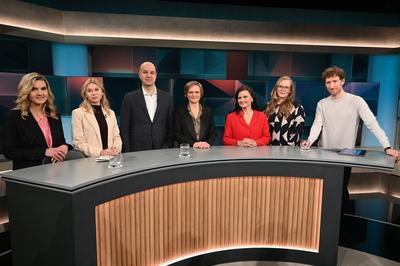 ARD Talkshow Hart aber Fair-stock-foto
