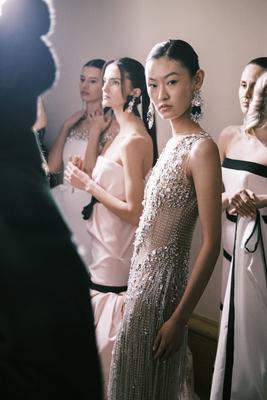 Paris Fashion Week by JB Soulliat. Mardi 28 janvier-stock-foto