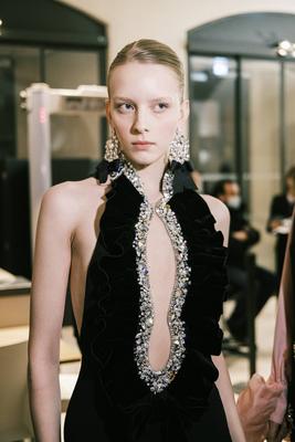 Paris Fashion Week by JB Soulliat. Mardi 28 janvier-stock-foto