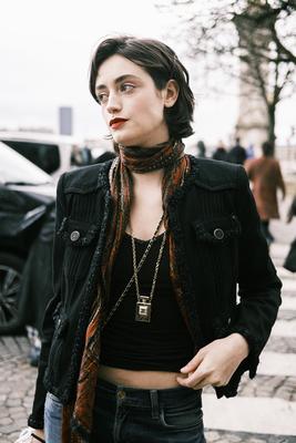 Paris Fashion Week by JB Soulliat. Mardi 28 janvier-stock-foto