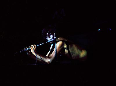 Peter Gabriel, Genesis, M?nster, 21.05.1975 Peter Gabriel Genesis Konzert in M?nster Rock Pop Querfl?te M?nster NRW Nord-stock-foto