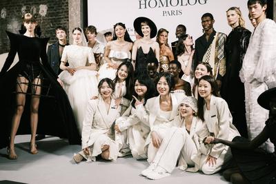 Paris Fashion Week by JB Soulliat. Mardi 28 janvier-stock-foto