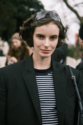 Paris Fashion Week by JB Soulliat. Mardi 28 janvier-stock-foto
