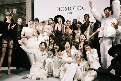 Paris Fashion Week by JB Soulliat. Mardi 28 janvier-stock-foto