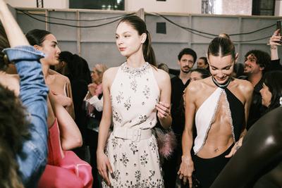 Paris Fashion Week by JB Soulliat. Mardi 28 janvier-stock-foto