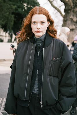 Paris Fashion Week by JB Soulliat. Mardi 28 janvier-stock-foto