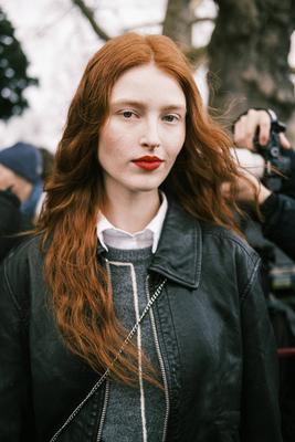 Paris Fashion Week by JB Soulliat. Mardi 28 janvier-stock-foto