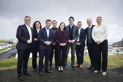 News Themen der Woche KW26 Bilder des Jahres 2023, News 06 Juni News Bilder des Tages Prime Minister Petteri Orpo (L) of-stock-foto