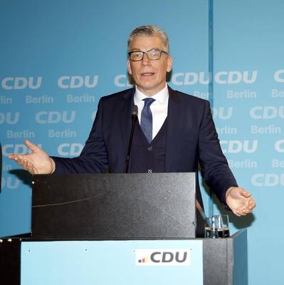 Bernhard Schodrowski beim traditionellen Neujahrsempfang der CDU Spandau in der Spandauer Zitadelle. *** Bernhard Schodr-stock-foto