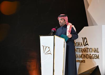 DOHA INTERNATIONAL DIAMOND & GEM CONFERENCE-stock-photo