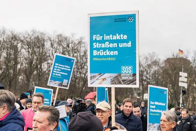 29.01.2025,Berlin,Bundesweiter Aktionstag Kundgebung am Brandenburger Tor: Gemeinsam f?r die Wirtschaftswende, Wirtschaf-stock-foto