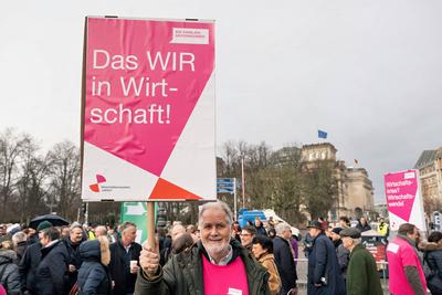 29.01.2025,Berlin,Bundesweiter Aktionstag Kundgebung am Brandenburger Tor: Gemeinsam f?r die Wirtschaftswende, Wirtschaf-stock-foto