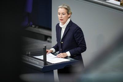 Deutscher Bundestag, 209. Plenarsitzung Regierungserklaerung-stock-foto